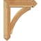 Ekena Millwork Thorton Arts and Crafts Rough Sawn Bracket w/ Offset Brace, Western Red Cedar, 6"W x 20"D x 24"H BKT0604X20X24THR03RWR - alternate 2